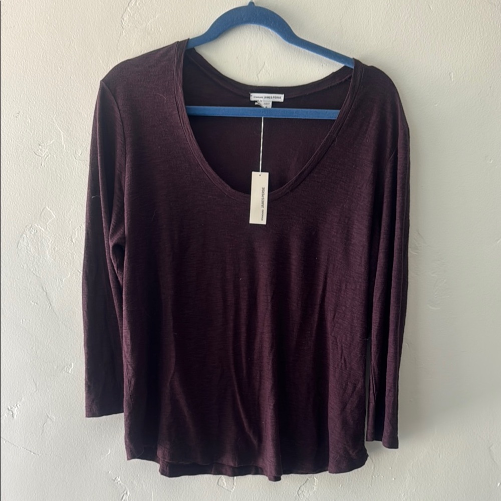 Women's Burgundy Top